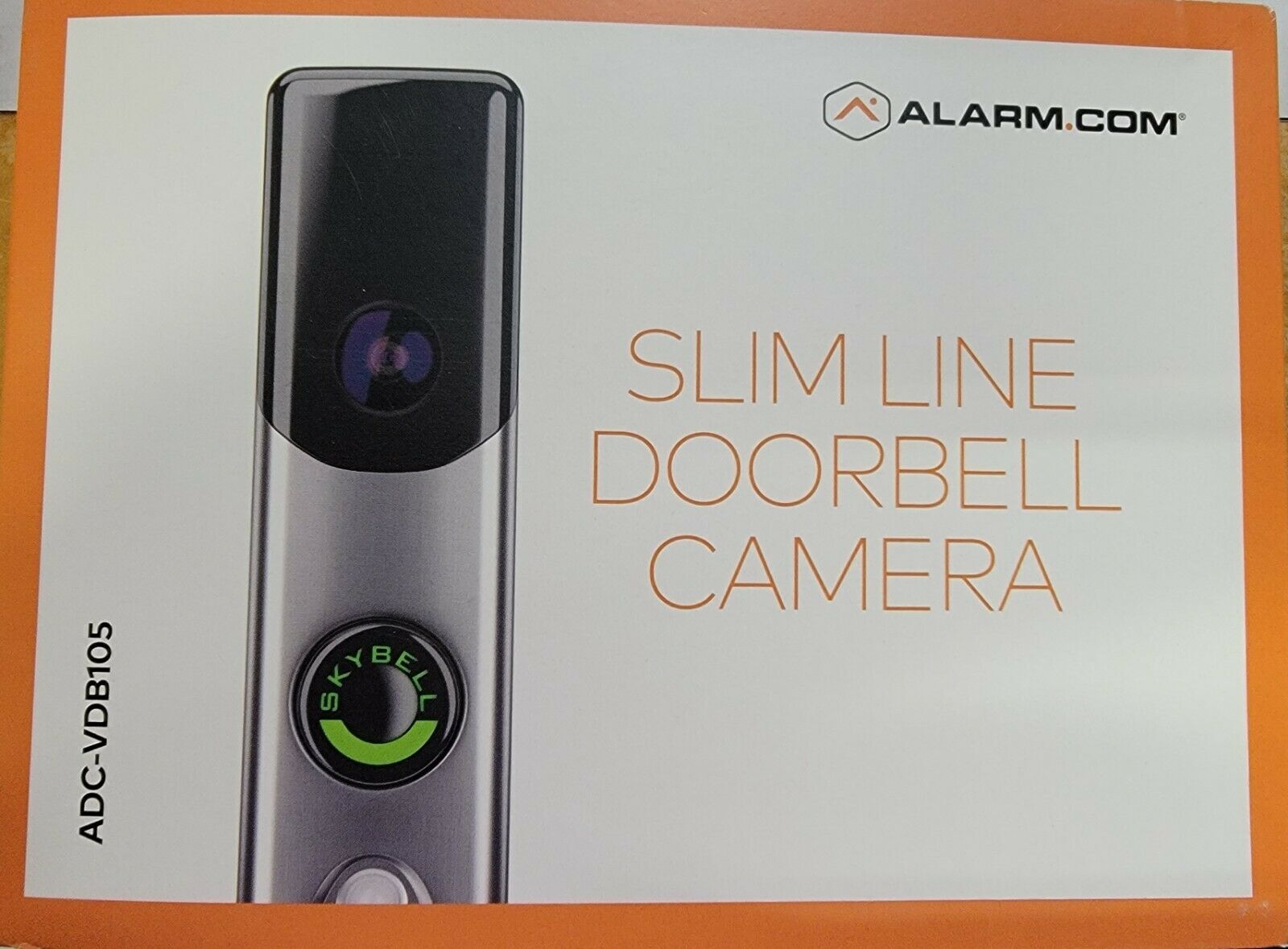 Slim Line Doorbell Camera Silver Adc Vdb105 5916